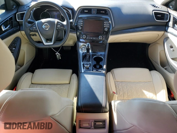 2020 Nissan Maxima Platinum with VIN 1N4AA6FV1LC385133, listed as a Copart auction lot 89101525 with 53,774 mi miles and Salvage Title. Bid and sale history available at DreamBid. Image 8.