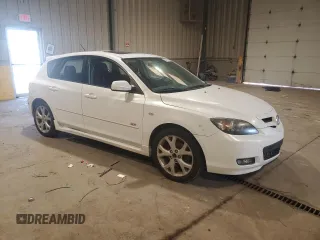 2008 Mazda 3 s GT *Ltd Avail* with VIN JM1BK344081167157, listed as a Copart auction lot 53884935 with 170,060 mi miles and Clean Title. Bid and sale history available at carsss.com. Image 4.