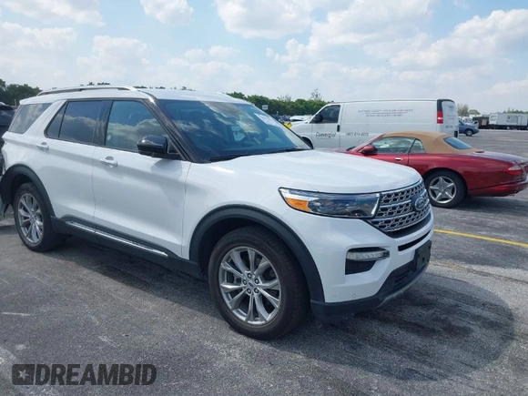 2023 Ford Explorer Limited with VIN 1FMSK7FH2PGB17892, listed as a IAAI auction lot 42059353 with 40,526 mi miles. Bid and sale history available at carsss.com. Image 1.