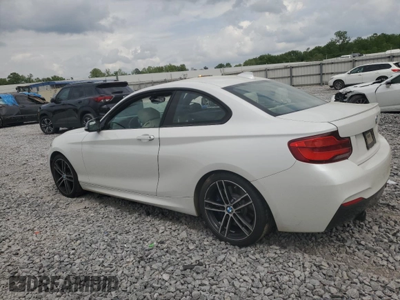 2018 BMW 2 Series M240i with VIN WBA2J5C59JVC07209, listed as a Copart auction lot 53855665 with Not Provided miles and Salvage Title. Bid and sale history available at carsss.com. Image 2.