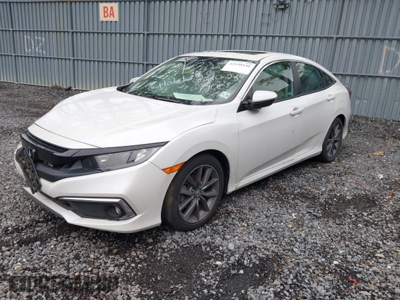 2019 Honda Civic EX z VIN 19XFC1F35KE200536, wystawiony jako IAAI lot #42198146 z przebiegiem 7 231 mil mil oraz . Historia ofert i sprzedaży dostępna na DreamBid. Obrazek 2.