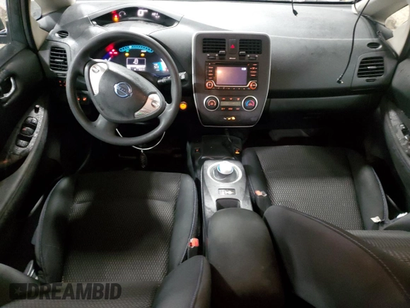 2017 Nissan LEAF S with VIN 1N4BZ0CP6HC308698, listed as a Copart auction lot 85581184 with 30,577 mi miles and Salvage Title. Bid and sale history available at carsss.com. Image 8.