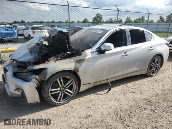 2018 Infiniti Q50 Luxe with VIN JN1EV7AP4JM361577, listed as a Copart auction lot 73135194 with Not provided miles and Non repairable. Bid and sale history available at DreamBid. Image 1.