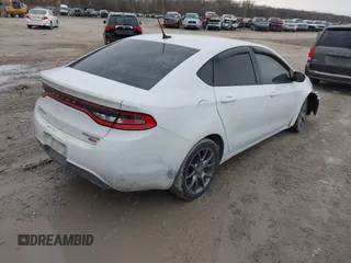 2013 Dodge Dart Rallye with VIN 1C3CDFBH3DD316440, listed as a IAAI auction lot 41704590 with 141,395 mi miles. Bid and sale history available at carsss.com. Image 4.