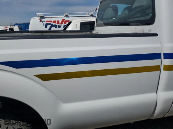 2011 Ford F-350 XL with VIN 1FTRF3B62BEA42474, listed as a Copart auction lot 53063855 with 210,877 mi miles and Salvage title. Bid and sale history available at DreamBid. Image 10.