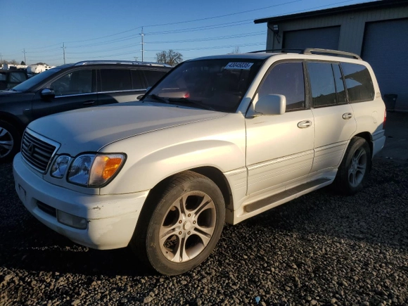 1999 Lexus LX 470 Luxury SUV with VIN JT6HT00WXX0056382, listed as a Copart auction lot 43045035 with NaN miles and Clean Title. Bid and sale history available at carsss.com. Image 1.