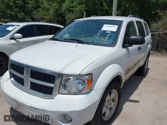 2009 Dodge Durango SLT with VIN 1D8HD48P19F701870, listed as a IAAI auction lot 42486939 with 214,786 mi miles and . Bid and sale history available at DreamBid. Image 2.
