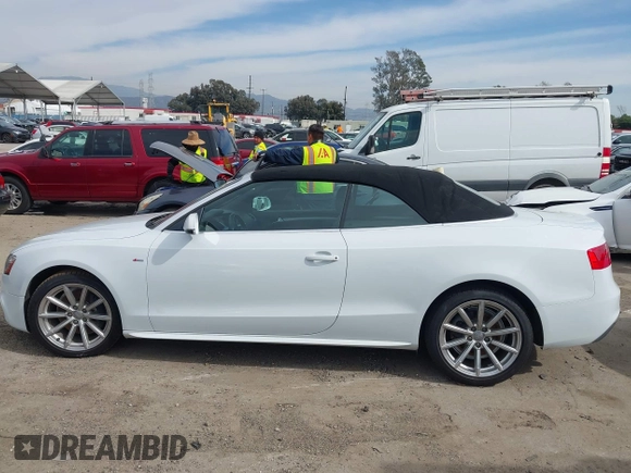 2016 Audi A5 Premium with VIN WAUD2AFH7GN001378, listed as a IAAI auction lot 41599516 with 62,266 mi miles and . Bid and sale history available at DreamBid. Image 13.