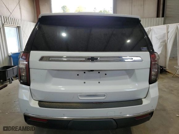 2022 Chevrolet Tahoe Commercial with VIN 1GNSCLED1NR217452, listed as a Copart auction lot 48138565 with 0 mi miles and Salvage Title. Bid and sale history available at carsss.com. Image 6.