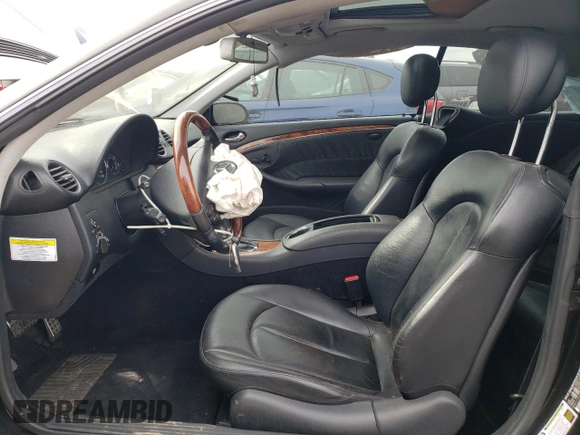 2008 Mercedes-Benz CLK-Class 5.5L with VIN WDBTJ72H08F245331, listed as a Copart auction lot 52142694 with 68,697 mi miles and Salvage Title. Bid and sale history available at carsss.com. Image 7.