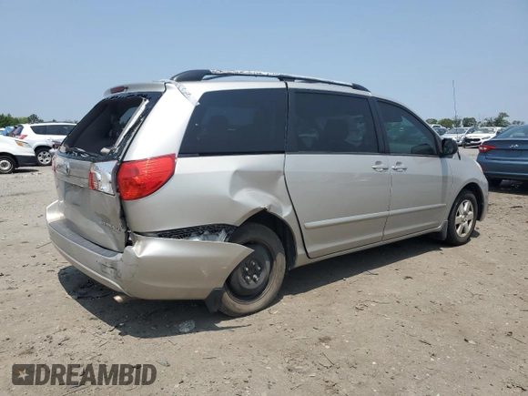 2008 Toyota Sienna CE z VIN 5TDZK23C88S221020, wystawiony jako Copart lot #59200925 z przebiegiem 163 513 mil mil oraz Szkoda całkowita • Salvage title. Historia ofert i sprzedaży dostępna na DreamBid. Obrazek 3.