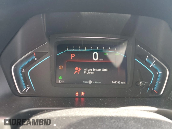 2019 Honda Odyssey Elite z VIN 5FNRL6H90KB027207, wystawiony jako Copart lot #60265905 z przebiegiem 69 313 mil mil oraz Szkoda całkowita • Salvage title. Historia ofert i sprzedaży dostępna na DreamBid. Obrazek 9.