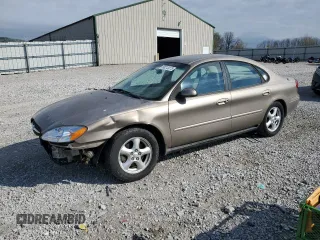2002 Ford Taurus SE Standard with VIN 1FAFP53U22A131029, listed as a Copart auction lot 50213075 with 125,478 mi miles and Salvage Title. Bid and sale history available at DreamBid. Image 1.