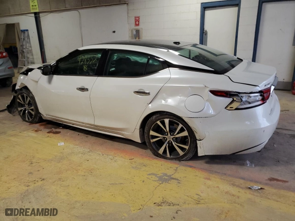 2017 Nissan Maxima SV with VIN 1N4AA6AP4HC428332, listed as a Copart auction lot 45322805 with 0 mi miles and Salvage Title. Bid and sale history available at carsss.com. Image 2.