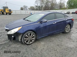 2014 Hyundai Sonata SE with VIN 5NPEC4AC0EH820151, listed as a Copart auction lot 50064345 with 178,442 mi miles and Salvage Title. Bid and sale history available at DreamBid. Image 1.