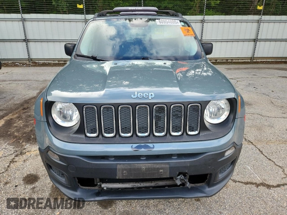 2017 Jeep Renegade Sport с VIN ZACCJBAB5HPF30248, выставлен на аукционе Copart как лот 60954805 с пробегом 86 469 миль миль и Списание • Salvage title. История ставок и продаж доступна на DreamBid. Изображение 5.