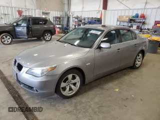 2004 BMW 5 Series 530i with VIN WBANA73554B812937, listed as a Copart auction lot 55138505 with 120,061 mi miles and Clean Title. Bid and sale history available at DreamBid. Image 1.
