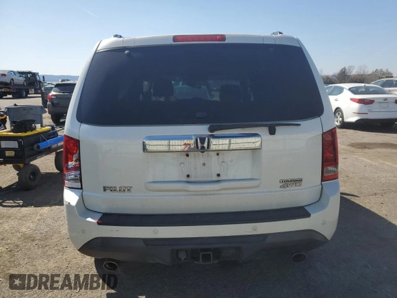 2015 Honda Pilot Touring with VIN 5FNYF4H96FB027418, listed as a Copart auction lot 48699755 with Not Provided miles and Salvage Title. Bid and sale history available at DreamBid. Image 6.