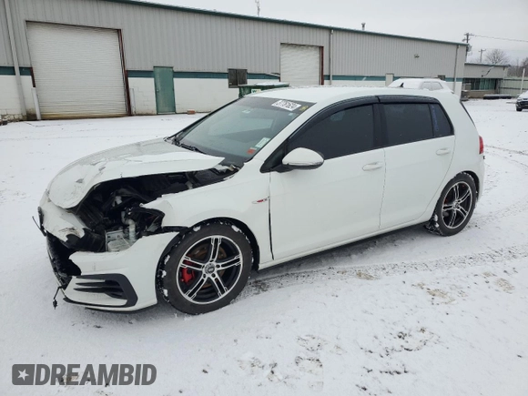 2018 Volkswagen Golf GTI S with VIN 3VW447AU7JM283489, listed as a Copart auction lot 37761624 with 95,843 mi miles. Bid and sale history available at carsss.com. Image 1.