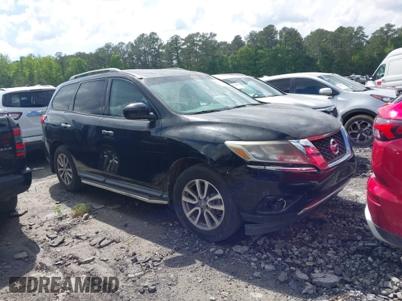 2013 Nissan Pathfinder SL with VIN 5N1AR2MN3DC678446, listed as a IAAI auction lot 41632006 with 191,228 mi miles and . Bid and sale history available at DreamBid. Image 1.