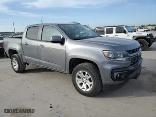 2022 Chevrolet Colorado 2WD LT with VIN 1GCGSCEN8N1264471, listed as a Copart auction lot 49537835 with 29,268 mi miles and Salvage Title. Bid and sale history available at carsss.com. Image 4.