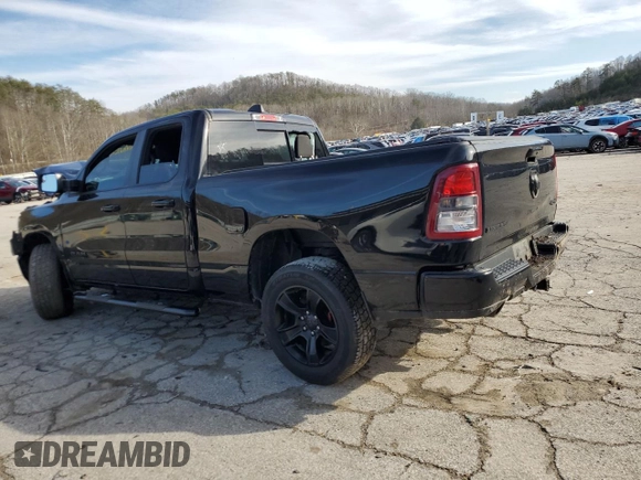 2020 Ram 1500 Big Horn with VIN 1C6SRFBT6LN204292, listed as a Copart auction lot 44695445 with 59,432 mi miles and Salvage Title. Bid and sale history available at carsss.com. Image 2.