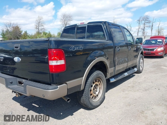 2006 Ford F-150 XLT with VIN 1FTPW14516FB54618, listed as a IAAI auction lot 41990568 with 297,030 mi miles and . Bid and sale history available at DreamBid. Image 4.