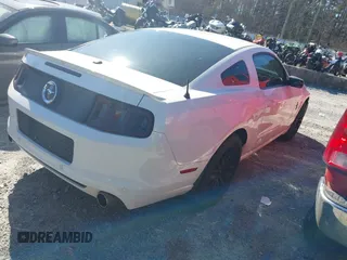 2013 Ford Mustang V6 with VIN 1ZVBP8AM9D5277773, listed as a IAAI auction lot 41805244 with 178,581 mi miles. Bid and sale history available at carsss.com. Image 4.