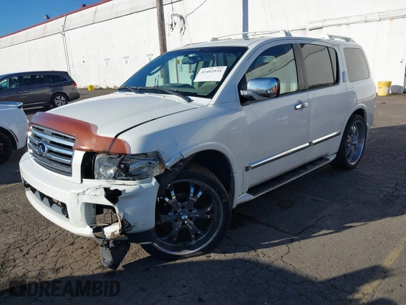 2004 Infiniti QX56 with VIN 5N3AA08CX4N812210, listed as a IAAI auction lot 41402934 with 175,995 mi miles. Bid and sale history available at carsss.com. Image 17.