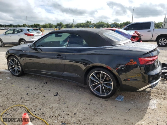 2024 Audi A5 Cabriolet S line Premium Plus with VIN WAU4AGF50RN003178, listed as a Copart auction lot 70763674 with NaN miles and Salvage Title. Bid and sale history available at carsss.com. Image 2.