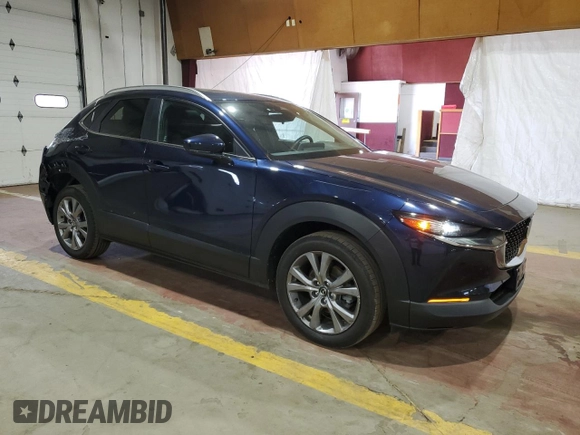 2024 Mazda CX-30 S Carbon Edition with VIN 3MVDMBCM7RM660402, listed as a Copart auction lot 59379585 with 25,912 mi miles and Salvage title. Bid and sale history available at DreamBid. Image 4.