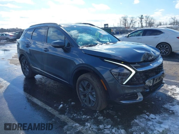 2023 Kia Sportage SX-Prestige with VIN KNDPXCAG5P7038476, listed as a IAAI auction lot 41532005 with 14,151 mi miles and . Bid and sale history available at DreamBid. Image 1.