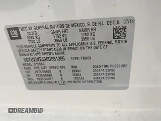 2014 GMC Sierra 1500 Denali z VIN 3GTU2WEJ3EG551266, wystawiony jako IAAI lot #41631624 z przebiegiem 120 214 mil mil oraz . Historia ofert i sprzedaży dostępna na DreamBid. Obrazek 9.