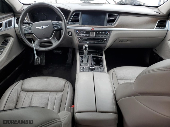 2017 Genesis G80 3.8L with VIN KMHGN4JE8HU171385, listed as a Copart auction lot 51941655 with 233,004 mi miles and Clean Title. Bid and sale history available at carsss.com. Image 8.