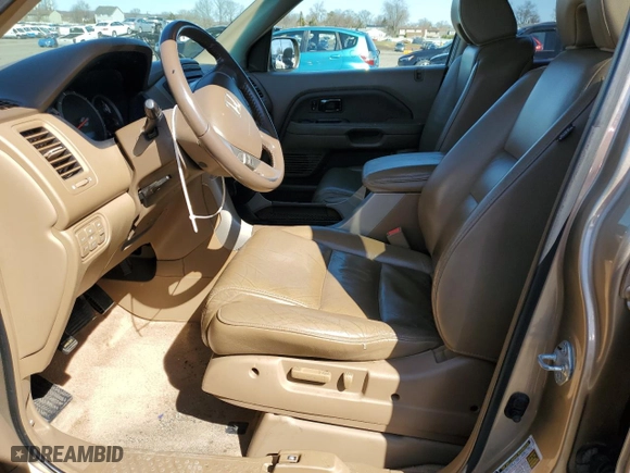 2006 Honda Pilot EX-L with VIN 5FNYF185X6B016255, listed as a Copart auction lot 50231695 with 150,916 mi miles and Salvage Title. Bid and sale history available at carsss.com. Image 7.