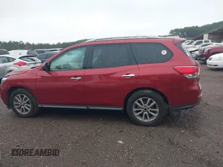 2015 Nissan Pathfinder S with VIN 5N1AR2MN9FC689700, listed as a IAAI auction lot 41561038 with 161,038 mi miles. Bid and sale history available at carsss.com. Image 14.