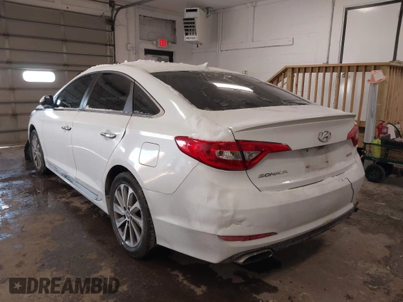 2017 Hyundai Sonata Sport with VIN 5NPE34AF7HH490930, listed as a IAAI auction lot 41383528 with 129,862 mi miles. Bid and sale history available at carsss.com. Image 3.