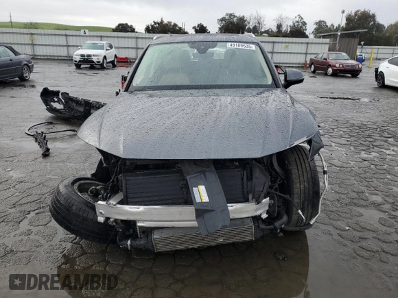 2022 Audi Q5 S line Premium with VIN WA1GAAFYXN2061344, listed as a Copart auction lot 49189535 with 50,007 mi miles and Salvage Title. Bid and sale history available at carsss.com. Image 5.