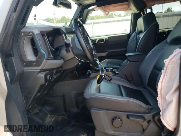 2021 Ford Bronco with VIN 1FMEE5BP4MLA94558, listed as a Copart auction lot 68940904 with 59,409 mi miles and Salvage title. Bid and sale history available at DreamBid. Image 7.