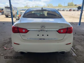 2017 Infiniti Q50 3.0t Premium with VIN JN1EV7AR3HM834493, listed as a Copart auction lot 54164395 with 165,329 mi miles and Clean Title. Bid and sale history available at carsss.com. Image 6.