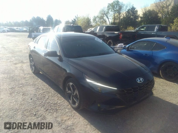 2023 Hyundai Elantra SEL with VIN KMHLS4AG1PU424103, listed as a IAAI auction lot 39127549 with 9,355 mi miles and . Bid and sale history available at DreamBid. Image 1.