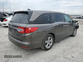 2019 Honda Odyssey EX-L z VIN 5FNRL6H76KB059111, wystawiony jako Copart lot #47803744 z przebiegiem 49 260 mil mil oraz Szkoda całkowita • Salvage title. Historia ofert i sprzedaży dostępna na DreamBid. Obrazek 3.