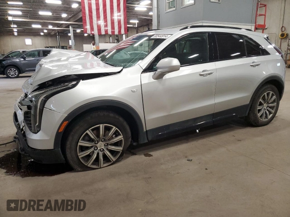 2019 Cadillac XT4 AWD Sport with VIN 1GYFZFR45KF185536, listed as a Copart auction lot 80544914 with 46,496 mi miles and Salvage Title. Bid and sale history available at DreamBid. Image 1.