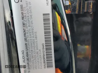 2017 Audi A3 Sedan Premium with VIN WAUB8GFF5H1019443, listed as a Copart auction lot 51184725 with 108,134 mi miles and Salvage Title. Bid and sale history available at carsss.com. Image 12.