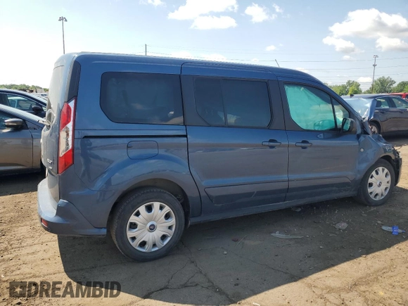 2021 Ford Transit Connect XLT with VIN NM0GE9F24M1487133, listed as a Copart auction lot 60224185 with 26,631 mi miles and Clean title. Bid and sale history available at DreamBid. Image 3.