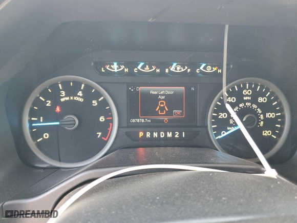 2016 Ford F-150 XLT with VIN 1FTEW1EG2GKF12549, listed as a Copart auction lot 51499655 with 57,878 mi miles and Salvage Title. Bid and sale history available at carsss.com. Image 9.