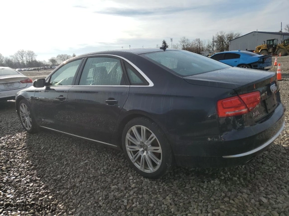 2014 Audi A8 L 3.0T with VIN WAURGAFD5EN009612, listed as a Copart auction lot 49860895 with 170,973 mi miles and Salvage Title. Bid and sale history available at carsss.com. Image 2.