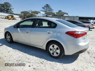 2016 Kia Forte LX with VIN KNAFK4A61G5495138, listed as a Copart auction lot 50738065 with 105,648 mi miles and Salvage Title. Bid and sale history available at carsss.com. Image 2.