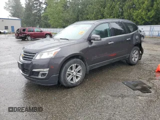 2015 Chevrolet Traverse LT with VIN 1GNKVGKD6FJ265597, listed as a Copart auction lot 55093755 with 118,480 mi miles and Salvage Title. Bid and sale history available at DreamBid. Image 1.
