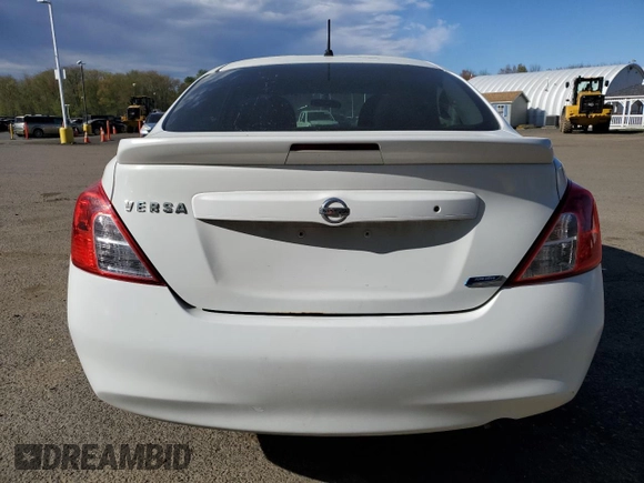 2014 Nissan Versa S Plus with VIN 3N1CN7AP4EL871886, listed as a Copart auction lot 55103865 with 132,525 mi miles and Salvage Title. Bid and sale history available at DreamBid. Image 6.